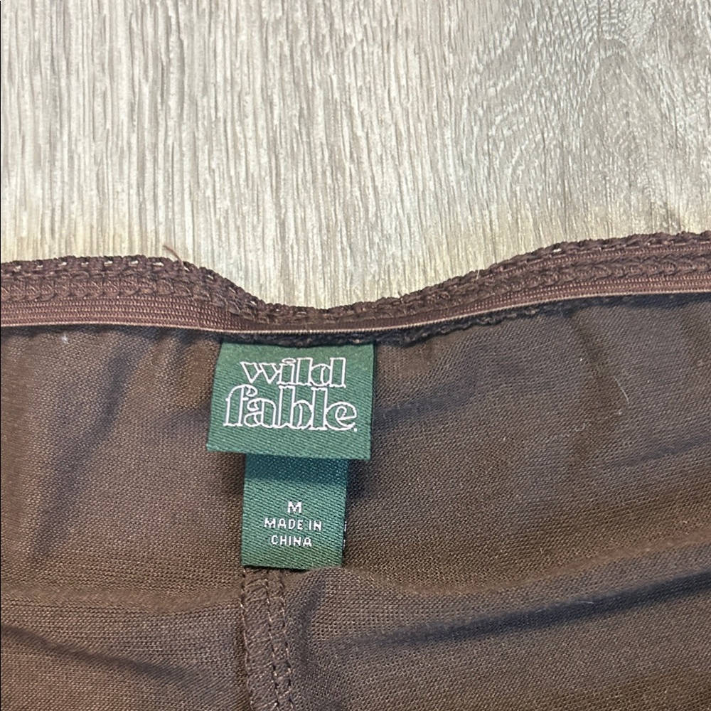 wild fable Chocolate Brown Ruffle Mini Skirt - Picture 4 of 6
